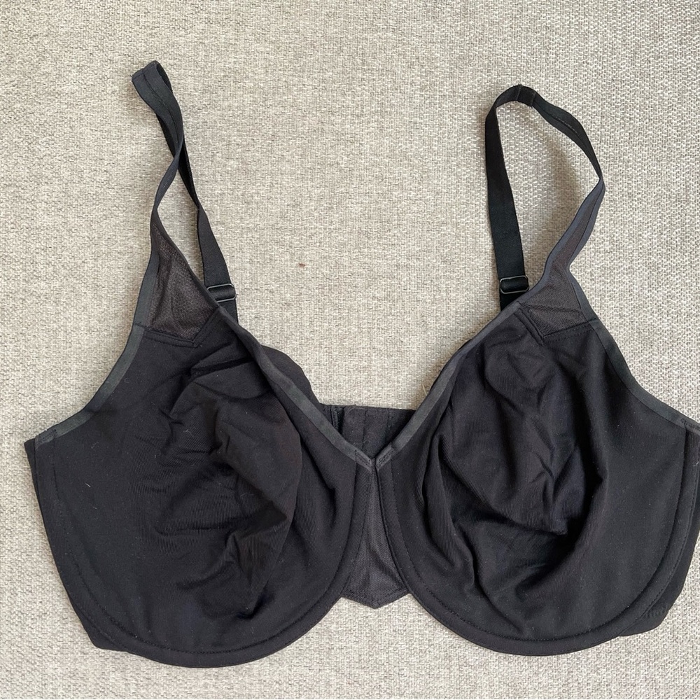 Wacoal Black Full-Coverage Bra with Underwire SupportBody by Wacoal size 38DDD